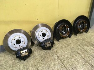 ｒ管理74224 H18 レガシィ BP5 TUNED BY STI 】★BL5 ブレンボ brembo リア 2POT キャリパー ローター バックプレート 左右セット★