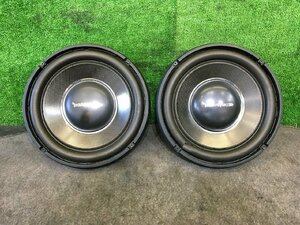 ｒ管理73489 H17 レクサス GS350 GRS191】★ロックフォード 12インチ スリムシングル ウーファー T1S2-12 Peak 1200W RMS 600W 2個セット★