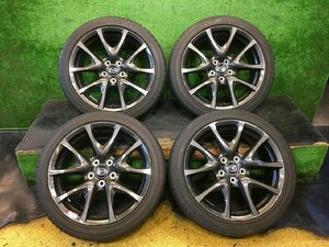 ※ｒ管理74272 H15 RX-8 SE3P 】現状販売★純正アルミホイール タイヤ 4本 18×8J ＋50 PCD114.3 ATR SPORT 225/45ZR18★