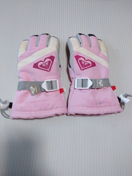 used!ROXY キッズスキーグローブSサイズ スキー、スノボ、雪遊び