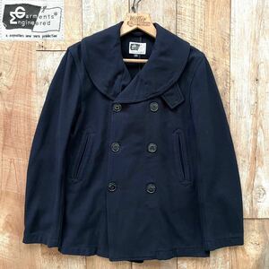 ENGINEERED GARMENTS エンジニアードガーメンツ ショールカラー ウール メルトン Pコート XS ネイビー