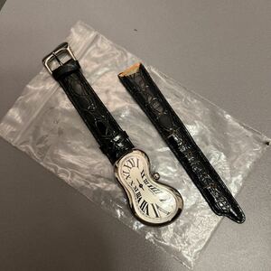 [極美品]【SALVADOR DALI】サルバトールダリ Softwatch by EXAEQUO ソフトウォッチ 溶ける時計] クォーツ 