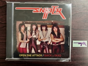 美品★SNIPER/スナイパー★名盤CD★Open The Attack/Quick & Dead★44magnumdeadendloudnessANTHEMX-RAYRAJASTERRAROSAMARINOWOLFTILT