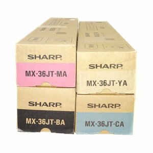 ☆4色セット SHARP シャープ 純正トナー MX-36JT-BA/CA/MA/YA MX2640/MX3140/MX3640用 【送料無料】 NO.3236