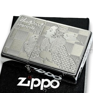 zippo☆シルバーメタルプレート☆チェック☆ウィンディ☆ジッポ ライター