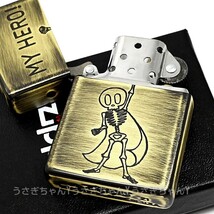 zippo☆ＭＹ ＨＥＲＯ☆ダメージブラス☆ジッポ ライター_画像2