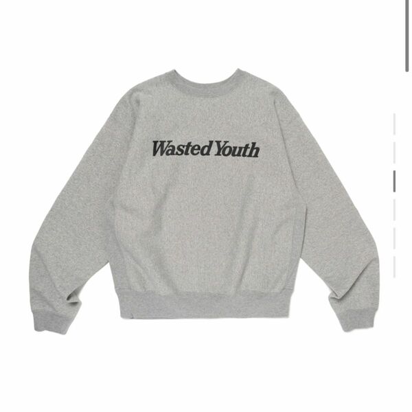 Wasted Youth Heavy Weight Sweatshirt#1 Gray size:M