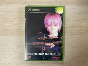 Xbox ソフト デッド オア アライブ3 【管理 16695】【B】