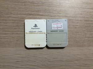 PS1 peripherals memory card 2 piece set [ control 16128][B]