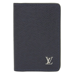 ルイヴィトン LOUIS VUITTON タイガ オーガナイザードゥポッシュ カードケース 名刺入れ ブルーマリーヌ M30293 中古 新入荷 LV1496