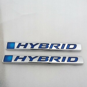 ホンダ 純正 ハイブリッド エンブレム 2個セット ホンダ純正 ハイブリッドエンブレム HYBRID 約18mm×約150mm