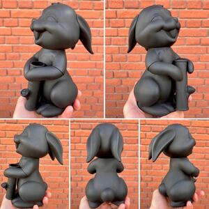 BBT10周年　Bong Bunny　オールマットブラック　10体限定　Frank Kozik:Bong Bunny Matte BK blank　blackbooktoy　未開封　ソフビ