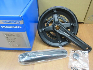 シマノ9速対応　FC-MT210-2　46-30T 170mm　2ｘ9S・チェーンガード付クランクセット　新品