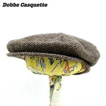 Dobbs Casquette 1950s 1960s Vintage ドブス キャスケット ウールツイード 1950年代 1960年代 ニューヨーク 五番街 ヴィンテージ_画像1