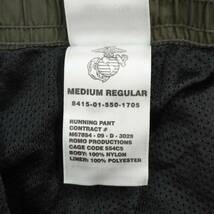 USMC RUNNING PANT MEDIUM REGULAR 米海兵隊 ランニングパンツ ナイロンパンツ 米軍実物 ニューバランス_画像9