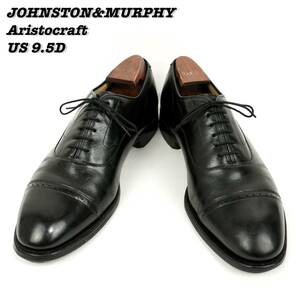 Johnston&Murphy ARISTOCRAFT Cap Toe 1990s US9.5D ジョンストンマーフィー アリストクラフト ストレートチップ 革靴 1990年代