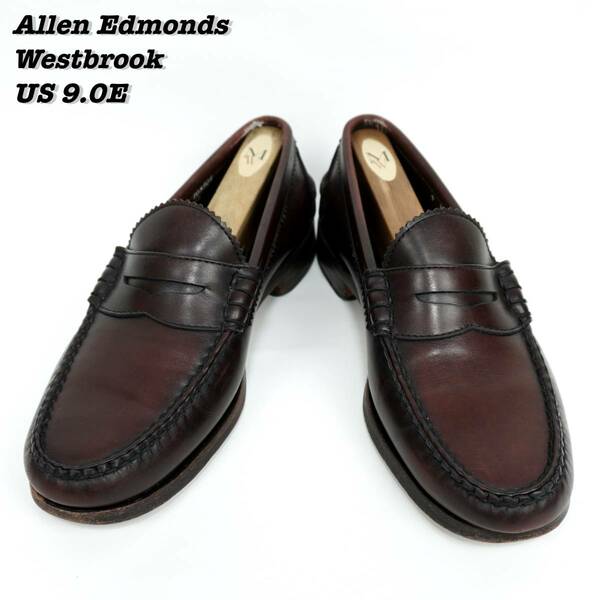 Allen Edmonds Westbrook 1990s US9.0E アレンエドモンズ ウェストブルック 1990年代 ローファー 革靴 アメリカ製
