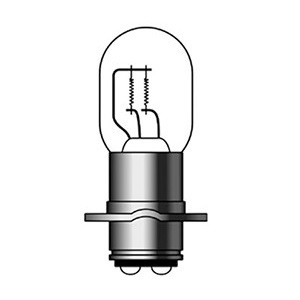 M＆H バイク ヘッドライト球 PH8 12V35/30W P15D25-3L 1P2087