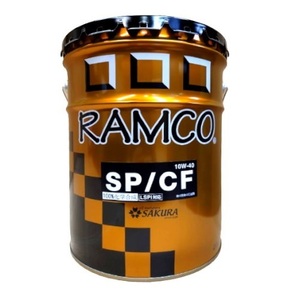 RAMCO(ラムコ) 自動車 SP/CF 10W-40 エンジンオイル 20L VHVI化学合成