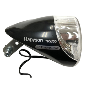 Hapyson(ハピソン) 自転車 ダイナモライト LEDオートライト ブラック(ソケット型2端子対応) YRS333