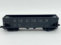 Nゲージ　VGN Virginian ホッパー車　ARNOLD rapido コンテナ車　中古品_画像2