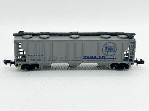 Nゲージ BACHMANN 香港製　ホッパー車　Wabash 32985 コンテナ　グレー