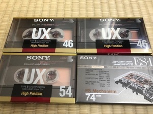 ◆◆SONY　カセットテープ　UX46、UX54、ES-I74　未使用◆◆　