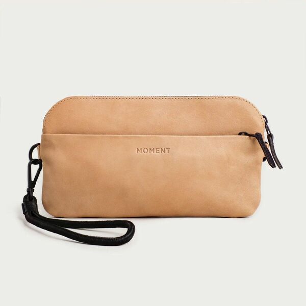 Moment Crossbody Wallet Natural Leather