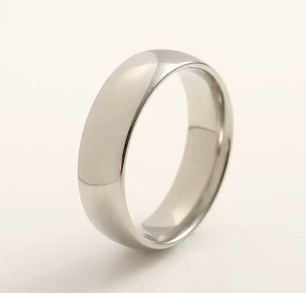 シンプル ワイド デザイン リング 指輪 14号 シルバー 銀色 平打ち 新品