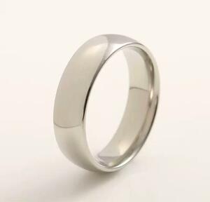 シンプル ワイド デザイン リング 指輪 17号 シルバー 銀色 平打ち 新品