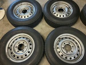 ★スチールホイール　4本　5.5J　KSCR　0216 139 43 ★195/80R15 107/105L TOYO DELVEX 934 スタッドレス　ハイエース？　キャラバン？？