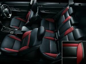 [ Levorg *VM] leather style full seat cover ( bordeaux )[ Subaru original ]*F4117VA200