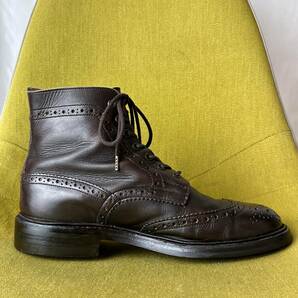 Tricker's トリッカーズ M2508 MALTON モールトン ウイングチップカントリーブーツ 7.5 fitting5 英国製 レザーシューズ 26.0 26.5相当の画像3