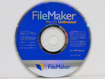 ■ ファイルメーカー/ FileMaker Pro 5.5 Unlimited for Windows ディスクのみ■ _画像1