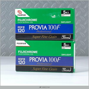 1円～ FUJIFILM FUJICHROME PROVIA 100F 120 5本入り2箱 期限切れ カラー フィルム 未開封 120 ロールフィルム【2】