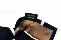 アクアスキュータム ブランドネクタイ ストライプ柄 シルク 日本製 メンズ ネイビー Aquascutum_画像5