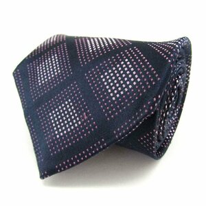 Renoma бренд галстук шелк .. рисунок точка рисунок мужской темно-синий renoma