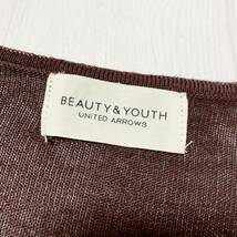 BEAUTY&YOUTH UNITED ARROWS ドルマンスリーブニットプルオーバー トップス ニット 長袖　薄手_画像9