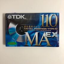 カセットテープ メタルテープ TDK METAL MA EX 110分1本_画像1