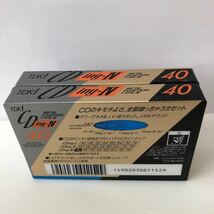 カセットテープ メタル ポジション TDK METAL CDing IV 40分2本(#1)_画像7