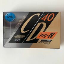 カセットテープ メタル ポジション TDK METAL CDing IV 40分2本(#1)_画像3