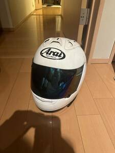 Arai (アライ) RX-7 RR4 ホワイト　サイズS(55〜56cm) ミラーシールド付き