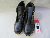 ☆美品 レッドウイング 8165 US6D Red Wing Black Chrome ブラック クロムレザー 6inch CLASSIC PLAIN TOE 靴紐新品☆_画像1