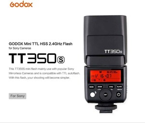 GODOX TT350S TTL Miniカメラフラッシュ 内蔵2.4Ｇ TTLオートフラッシュ SONY マイクロ一眼レフカメラ