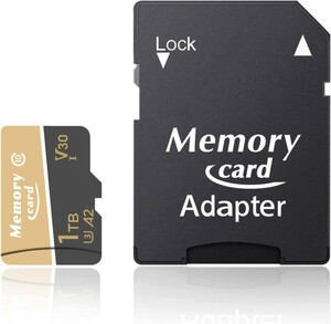 マイクロSDカード MicroSD 1TB メモリーカード 高性能 4Kビデオ録画 U3超高速ファイル転送動画撮影 ドライブレコーダー アクションカメラ 