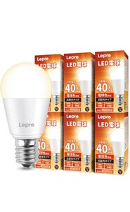 Lepro LED電球 E17 ミニクリプトン電球 40W形 440lm 電球色 3000K 口金直径17mm 非調光型 LED 小形電球