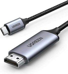 UGREEN USB Type C HDMI 変換ケーブル 【4K@60Hz/1.5m】 Thunderbolt 3 ナイロン編み