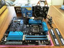 ◇稼働確認済◇ マザーボード、ＣＰＵ、メモリセット　ASRock Z97 Extreme6　i7-4790K　DDR3 1600MHzK　_画像1