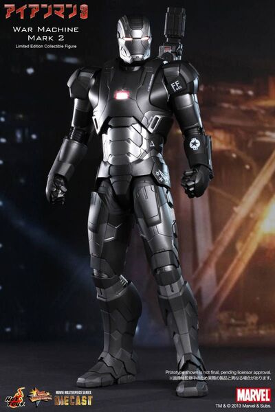ホットトイズ MMS198D03 アイアンマン3 1/6 ウォーマシン・マーク2