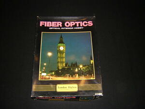  out of print! Showa Retro Aoshima fibre Opti ksno.9 London * big Ben not yet constructed goods England interior 